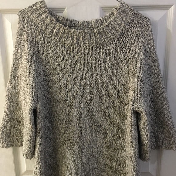 Grey J. Crew Chunky Sweater - Picture 3 of 4